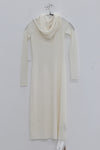 SWAYING/KNIT water-soluble wool lapel dress (with petticoat) SW23AW2L07 white PS66